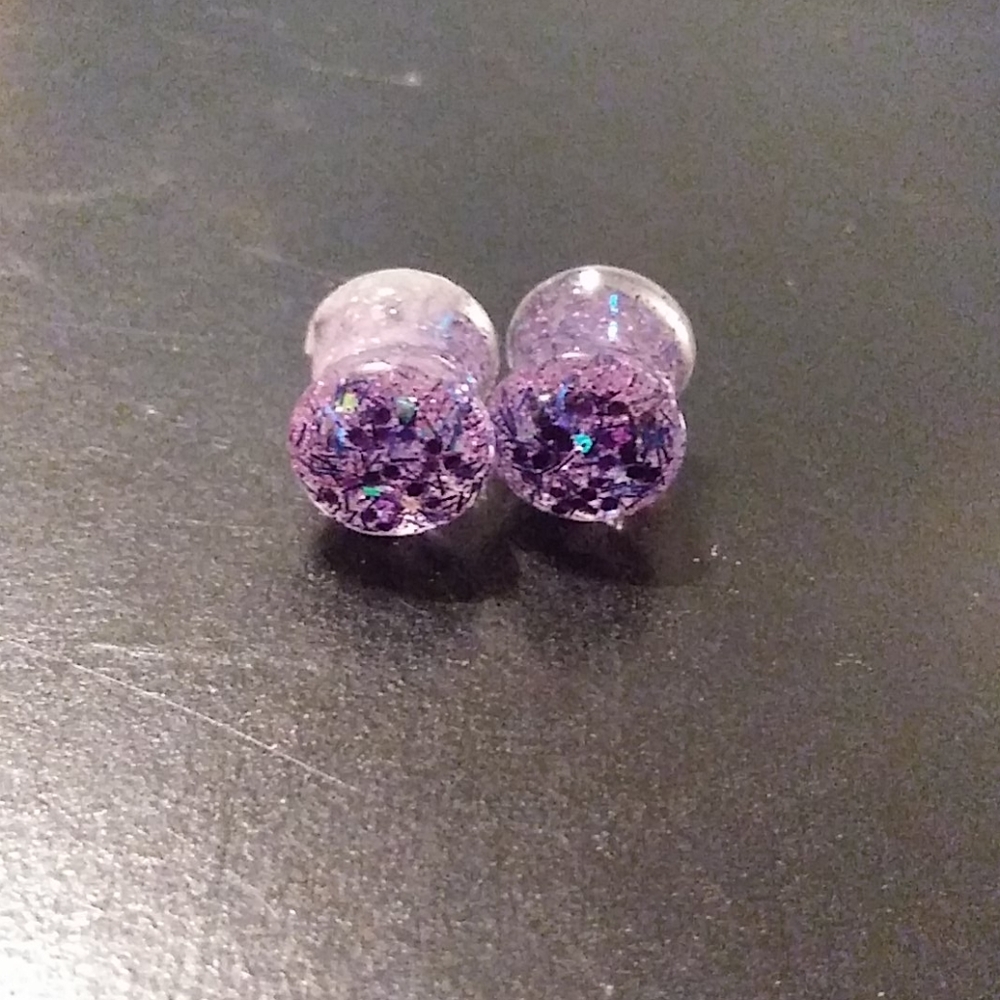 00g saddle flare acrylic plugs